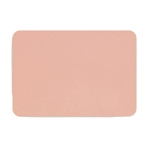 Genuine Leather Mouse Pad, Small Waterproof and Oil-Resistant Mouse Mat, Easy to Clean and Durable for Office and Home ( Pink )