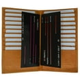 thumbnail image 1 of Genuine Leather Multiple Credit Card and Checkbook Style Holder 529 CF, 1 of 6
