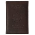 thumbnail image 1 of Genuine Leather Passport Credit Card Holder Wallet for Traveling 601 CF USA BLIND (C), 1 of 18