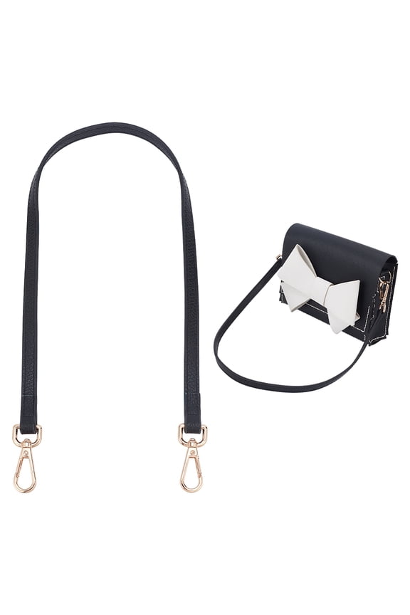 Genuine Leather Purse Strap 25 Inch Leather Bag Shoulder Strap Handbag Strap Replacement Lychee Pattern Clutches Tote Bag Shoulder Strap DIY