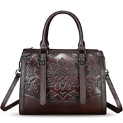 Genuine Leather Purse and Handbag for Women Retro Leather Crossbody Shoulder Bag