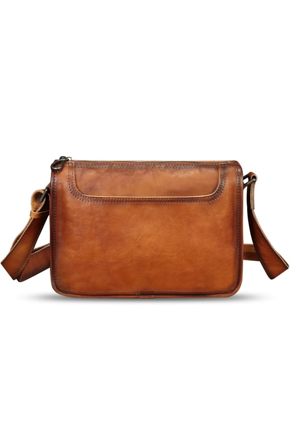 Genuine Leather Purse and Messenger Bag Men Classical Shoulder Bag Crossbody Bag