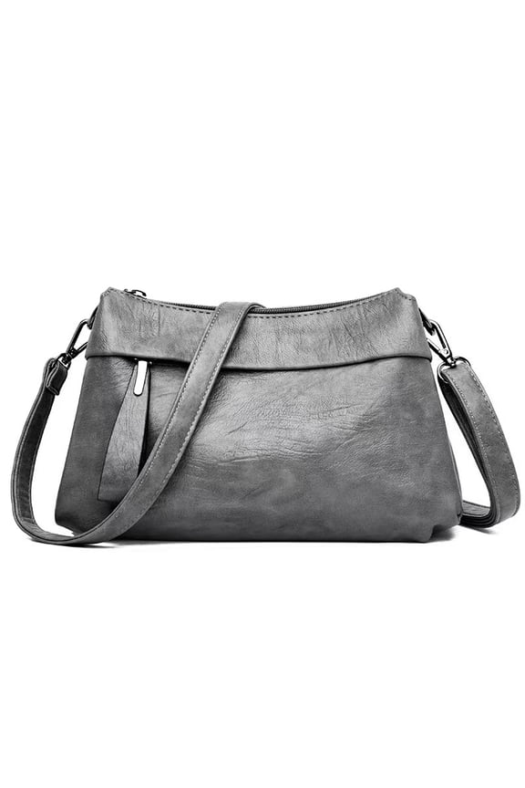 Genuine Leather Purse for Women Hobo Bag Trendy Crossbody Bag and Shoulder Bag with 2 Straps