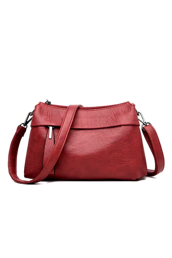 Genuine Leather Purse for Women Hobo Bag Trendy Crossbody Bag and Shoulder Bag with 2 Straps