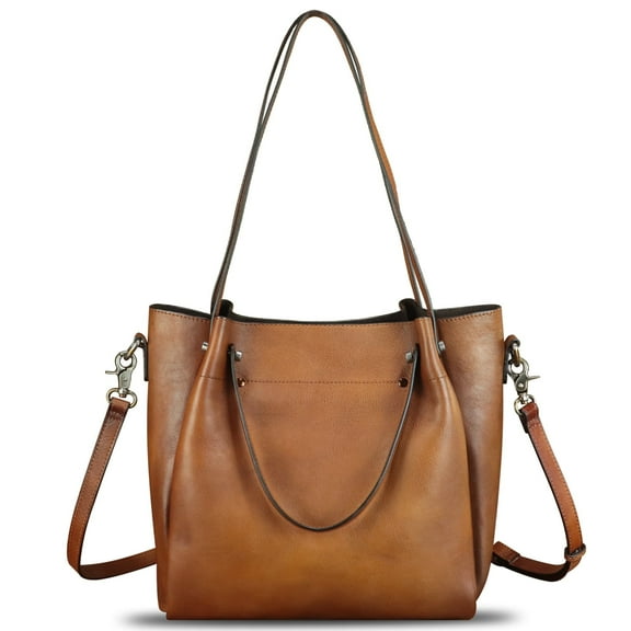 Genuine Leather Purses Tote Bags for Women Retro Crossbody Shoulder Bag Satchel