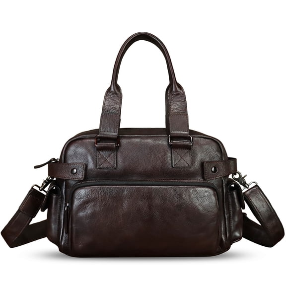 Genuine Leather Purses and Handbags for Men Women Top Handle Bag Shoulder Bag