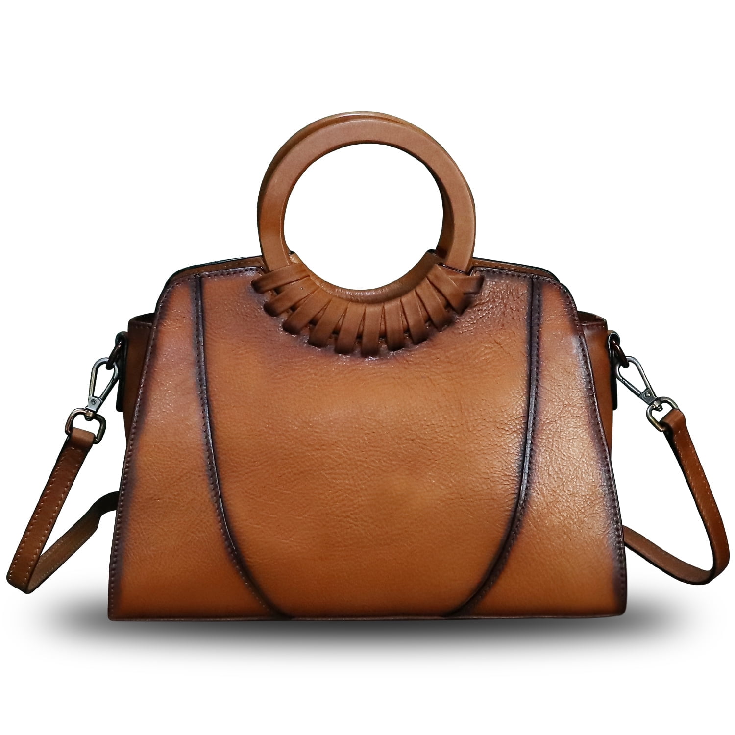 Genuine Leather Purses and Handbags for Women Retro Crossbody Shoulder Bags