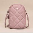 thumbnail image 1 of Genuine Leather Quilted Crossbody Purse, 1 of 8
