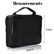 Genuine Leather Religious Book Bible Cover Organizer with Handle