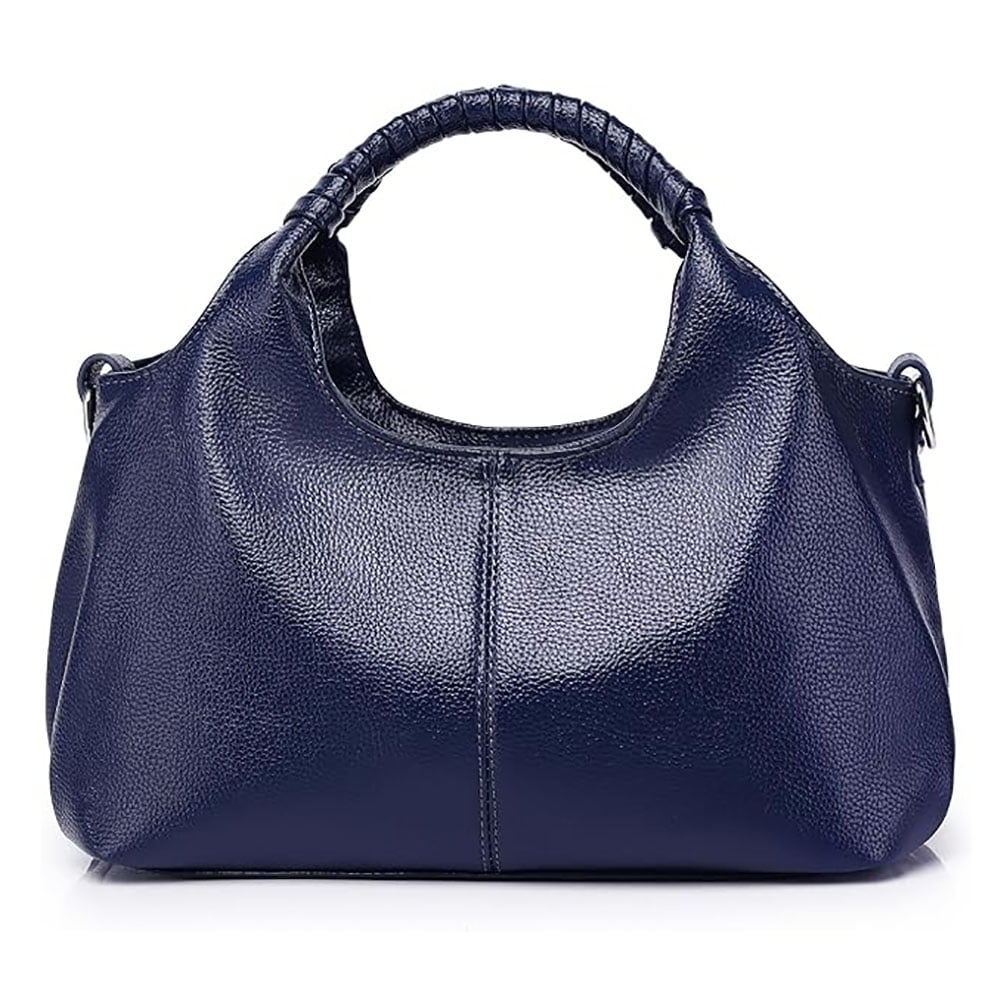 Genuine Leather Shoulder Bags Purses and Handbags for Women Satchel Designer Cross Body Hobo Medium Size Tote