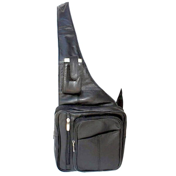 Genuine Leather Sling Backpack Messenger Bag