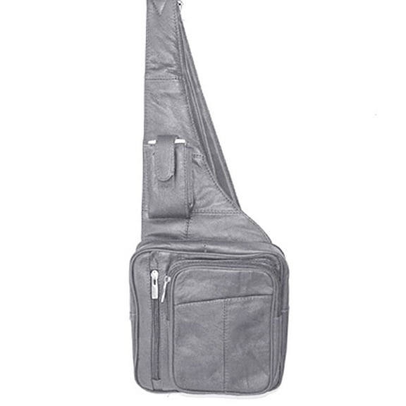 Genuine Leather Sling Backpack Messenger Bag