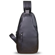 Genuine Leather Sling Bag for Men Vintage Sling Backpack Purses Crossbody Bag