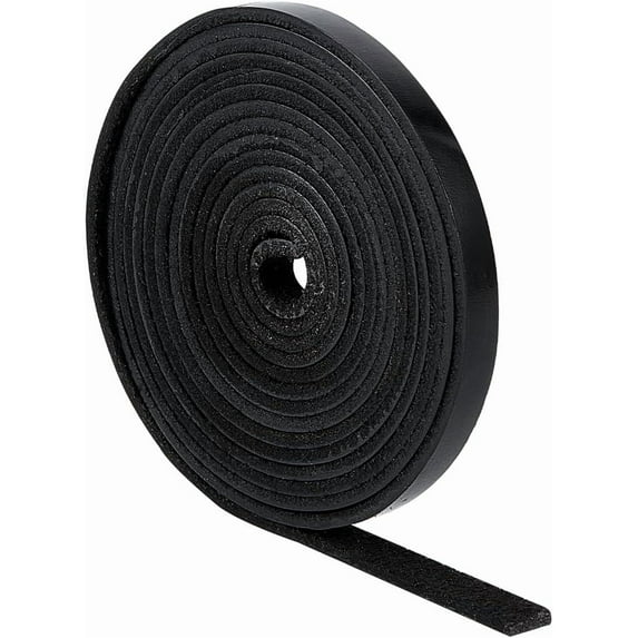 Genuine Leather String Black Full Grain Buffalo Leather Strips 2mm Thick Flat Leather Cord Strap Braiding Thread Rope 4.3x4.25inch