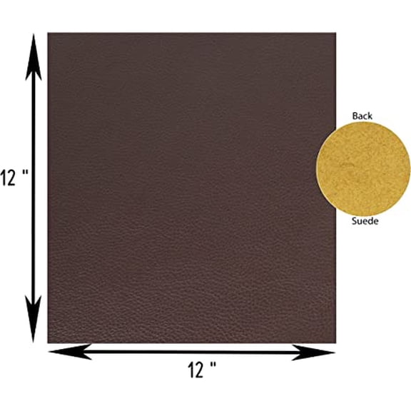 Genuine Leather Tooling and Crafting Sheets | Heavy Duty Full Grain Cowhide (2mm) | Flotter Brown