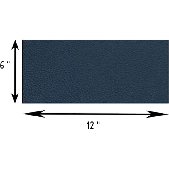 Genuine Leather Tooling and Crafting Sheets | Heavy Duty Full Grain Cowhide (2mm) | Flotter Navy