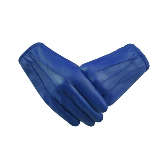 Genuine Leather Unlined Low Cut Police Gloves, Dress Gloves, Search Gloves, Parade Gloves For Men