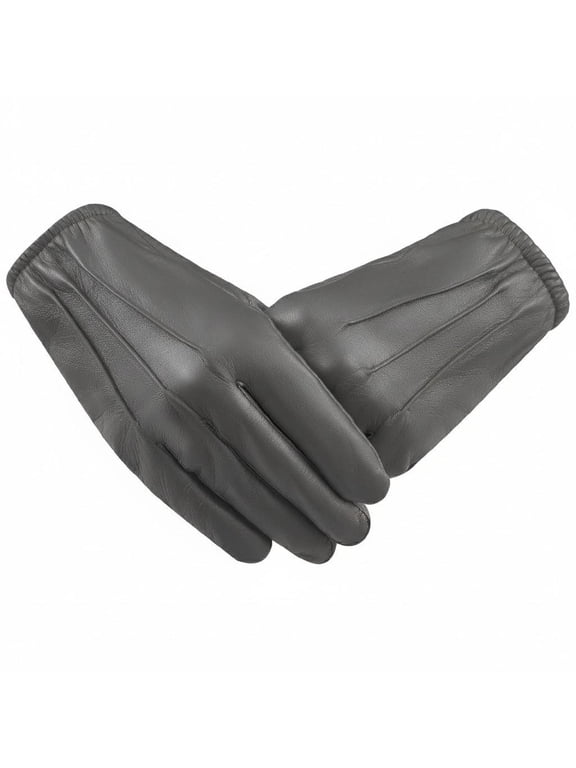 Genuine Leather Unlined Low Cut Police Gloves, Dress Gloves, Search Gloves, Parade Gloves For Men
