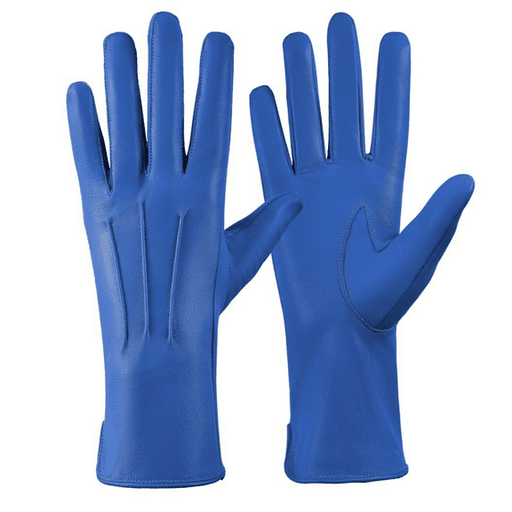 Genuine Leather Unlined Women Dress Gloves With Beautiful Standard Length Extended Up to 2 Inches From Wrist Fashion Isabella Glove