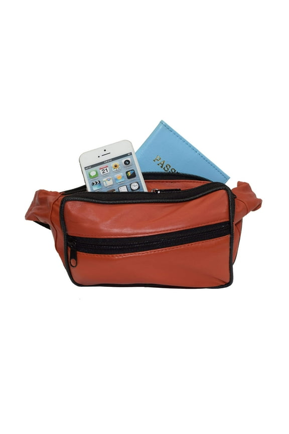 Genuine Leather Waist Fanny Pack Belt Bag Pouch Travel Hip Purse Men Women