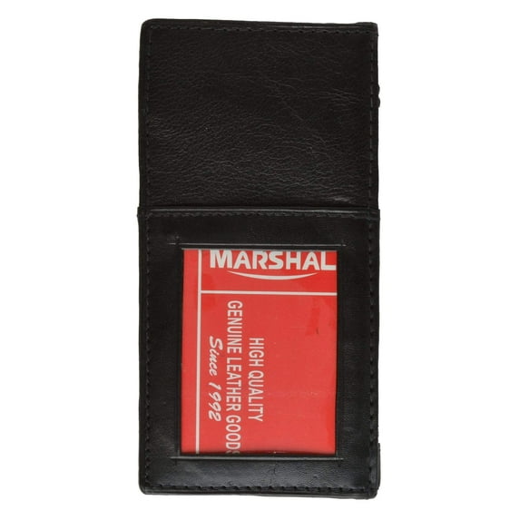 Genuine Leather Wallet Credit Card Holder Outside ID Window 2507 CF (C)
