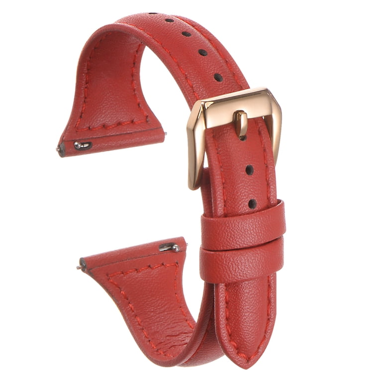 Genuine Leather Watch Band 22mm Quick Release Elegant Top  display picture 1