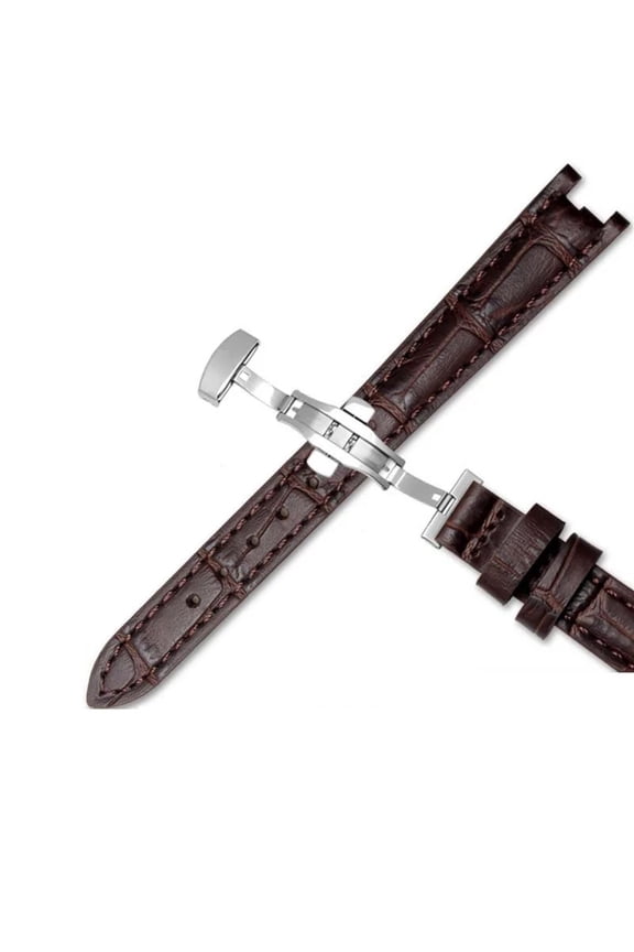 Genuine Leather Watch Band Fit For Tissot 1853 Soft Comfortable Concave-Convex Watch Strap 12mm