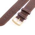thumbnail image 1 of Genuine Leather Watch Band Strap Litchi Pattern Printed Pin Buckled Adjustable Leather Wristband Wristwatch Bands Replacement Watchbands 12mm 14mm 16mm 18mm 20mm 22mm, 1 of 1