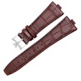 thumbnail image 1 of Genuine Leather Watch Strap Fit For Vacheron Constantin 4500V 5500V P47040 Raised Moth Cowhide Watchband Accessories 25.8mm Wristband, 1 of 4