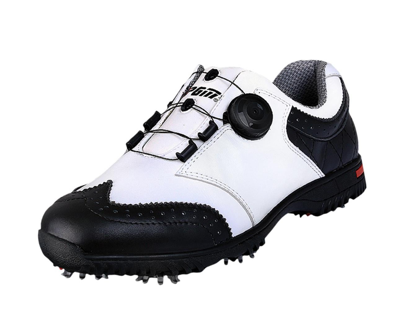 Genuine Leather Waterproof Golf Shoes For Men With Lace System genuine-leather-waterproof-golf-shoes-for-men-with-lace-system
