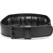 Genuine Leather Weight Lifting Belt for Men Double Prong Power Belt Heavy Duty - Strong, Stabilizing Back Support for Deadlifts, Squats Powerlifting