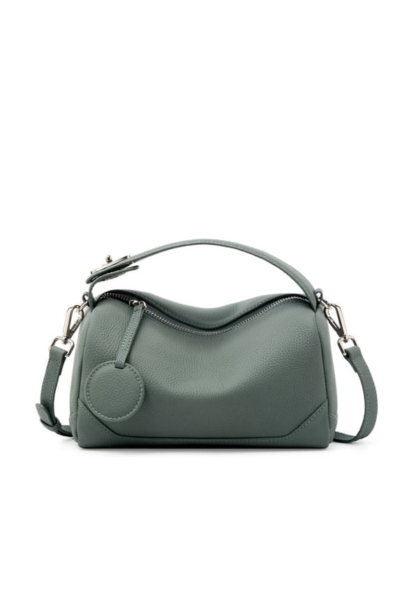 Genuine Leather Women's Handbag TOGO Full-Grain Cowhide Medium Crossbody Purse
