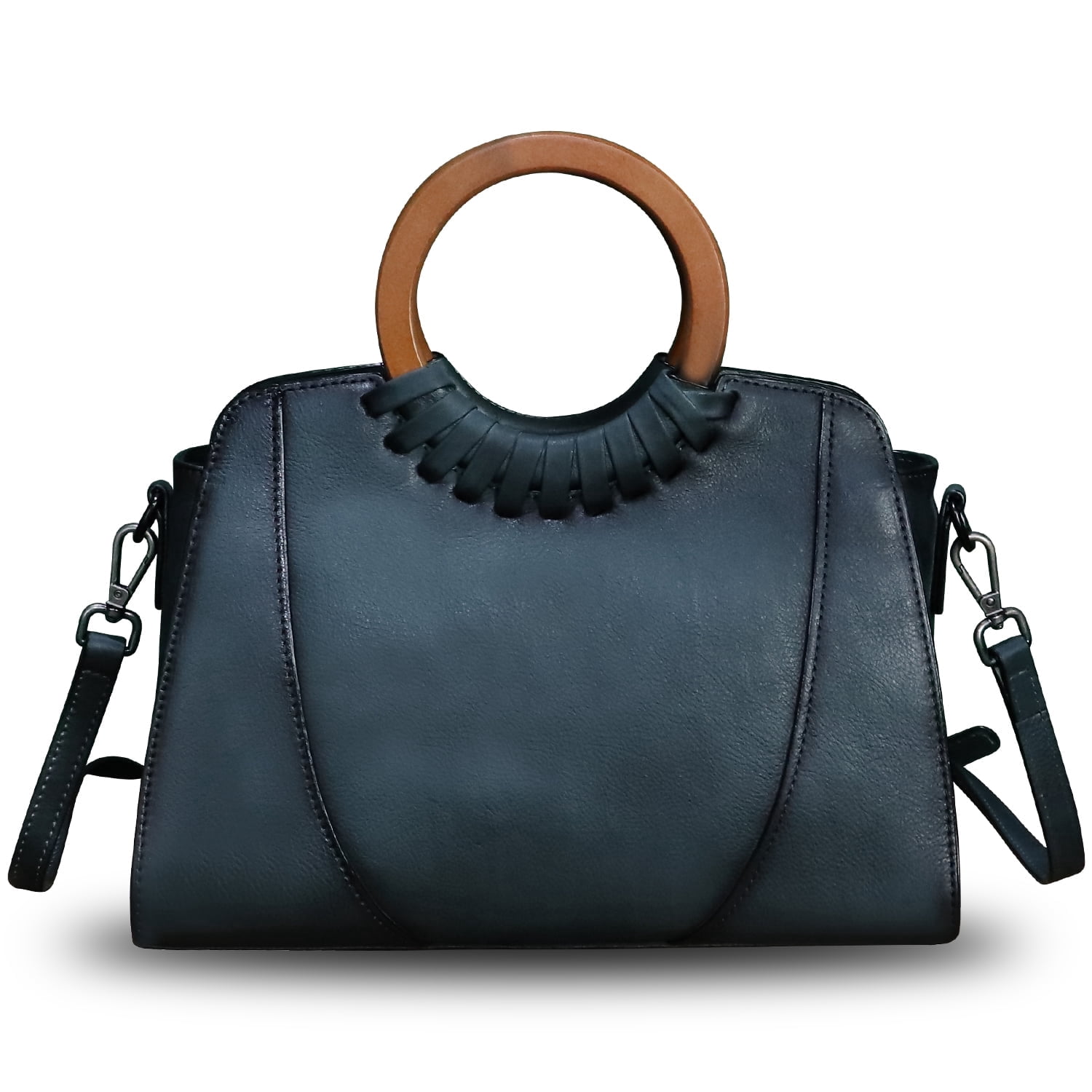 Genuine Leather Women Purses and Handbags Handmade Shoulder Bag Crossbody Bag