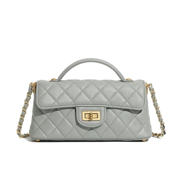 Genuine Leather Women's Bag Lambskin Shoulder Bag Crossbody Handbag Chain Purse Small