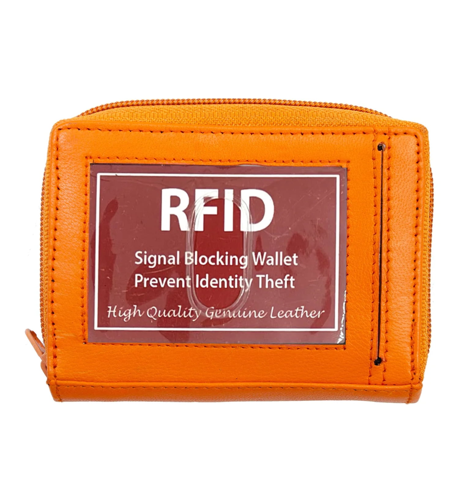 Genuine Leather Women's Large Change Purse Clasps Open Coin Card HolderMany Colors