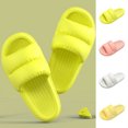 thumbnail image 1 of Genuine Leather Women's Sandals with Memory Foam Natural Cork Fashionable Casual Summer Thick-Soled Bathroom Soft-Soled Bread-Style Wearable Sandals, 1 of 9