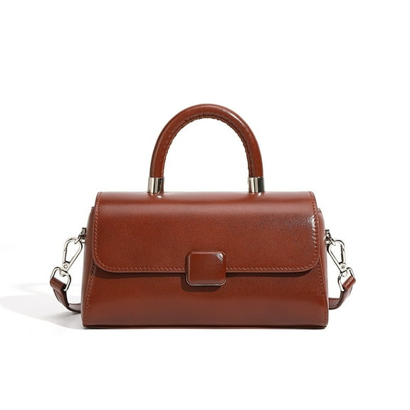 Genuine Leather Women's Shoulder Bag Cowhide Crossbody Handbag Purse Medium