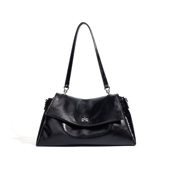 Genuine Leather Women's Shoulder Bag Cowhide Tote Bag Purse Large Travel Bag