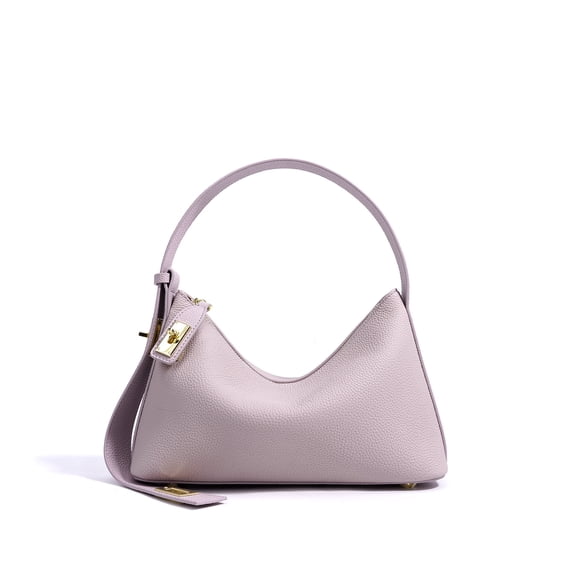 Genuine Leather Women's Shoulder Bag Top Layer Cowhide Purse Medium Handbag
