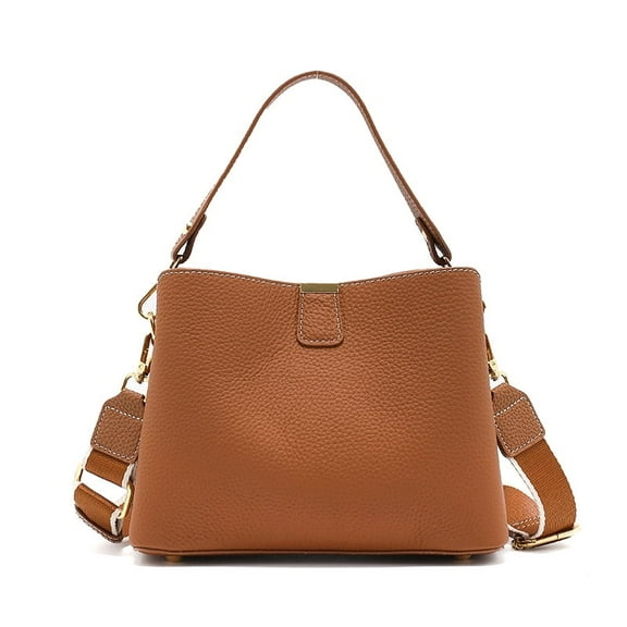 Genuine Leather Women's Shoulder Handbag Top Layer Cowhide Stylish Women's Bag