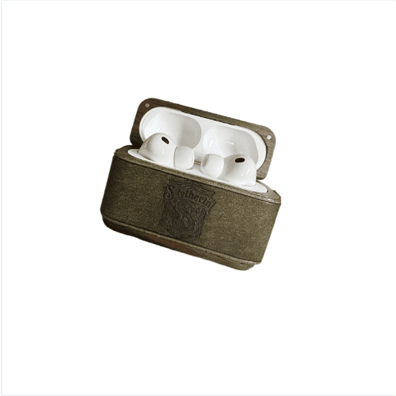 Genuine Leather & Wood AirPods Case, Retro Protective Cover for AirPods 4 & Pro 3/2