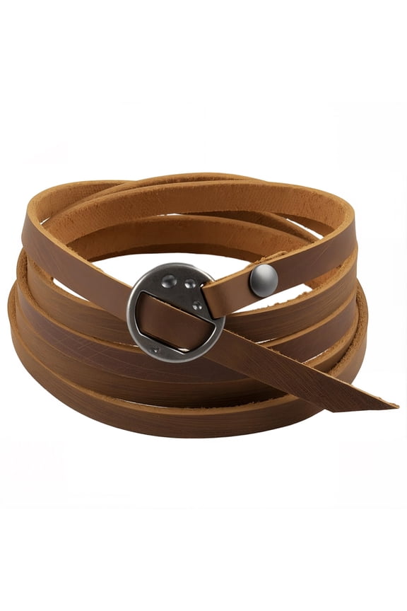 Genuine Leather Wrap Bracelets Trendy Western Stackable Cuff Adjustable Boho Layered Bracelet Arm Armor Vintage Punk Wristlet BangleDIY