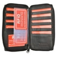thumbnail image 1 of Genuine Leather Zip Around Credit Card Organizer Wallet with ID Window RFID 729 (C), 1 of 8
