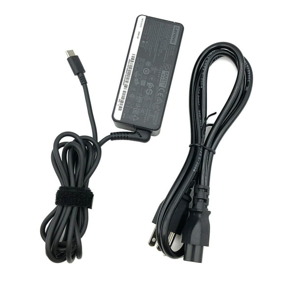 Pre-Owned Genuine Lenovo ADLX45YLC3D Power Supply Adapter Laptop Charger 45W USB-C w/PC