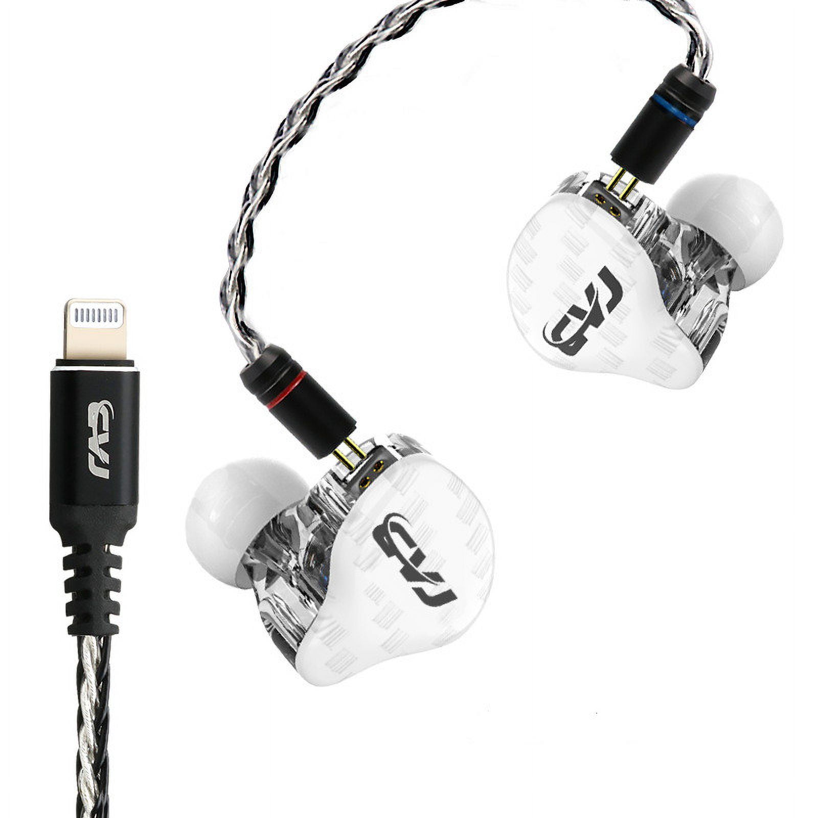 Interfaz Rng Genuine Lightning Interface Ring Iron Hifi In-ear Headphones - Walmart.com