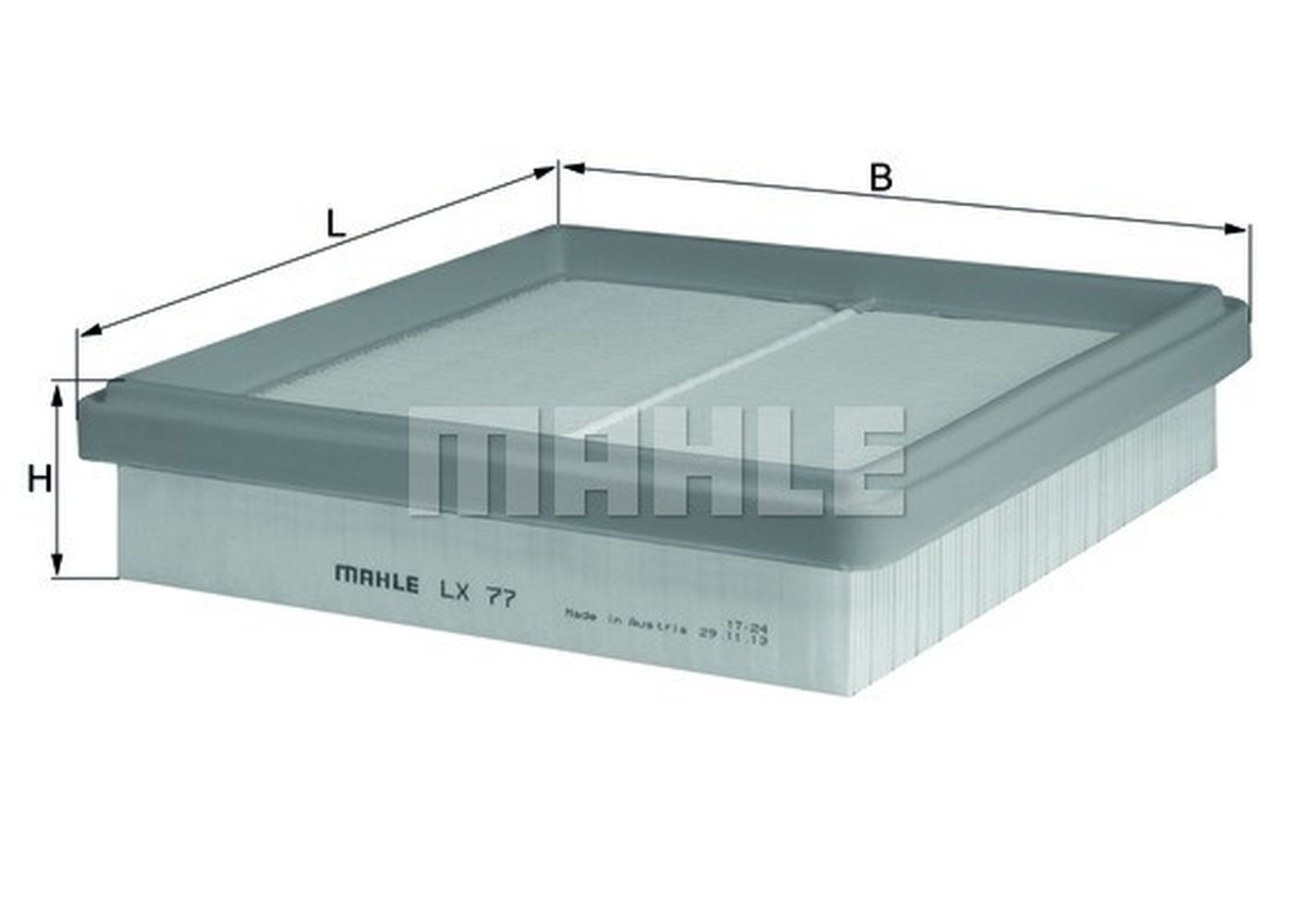 Genuine MAHLE Air Filter