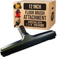 thumbnail image 1 of Genuine MP Soft Touch Deluxe Vacuum Cleaner or Central Vac Hardwood and Bare Floor or Wall Brush. Natural Delicate Horse Hair Bristles for Thorough Cleaning. (12 Inch), 1 of 8