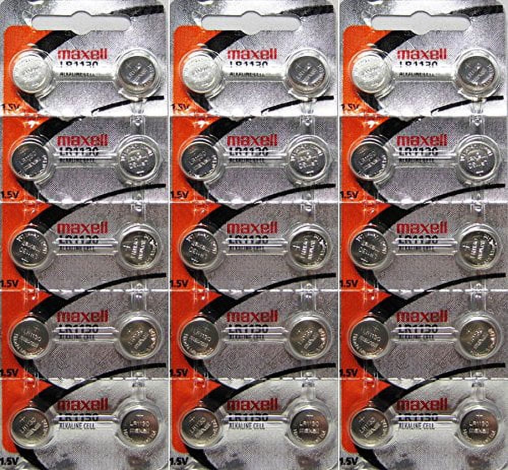 10 AG10 LR1130 389A 1.5V Alkaline Button Batteries - For Watches,Toys,Pwr  Tools