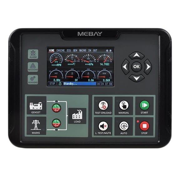 Genuine Mebay DC92D Replaced by DC92D MK3 Auto AMF ATS Generator Controller Genset Control Module