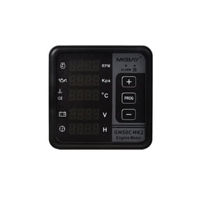 Genuine Mebay GM50CR Replaced by GM50CR MK2 Engine Digital Multifunction Meter RPM Oil Pressure Meter